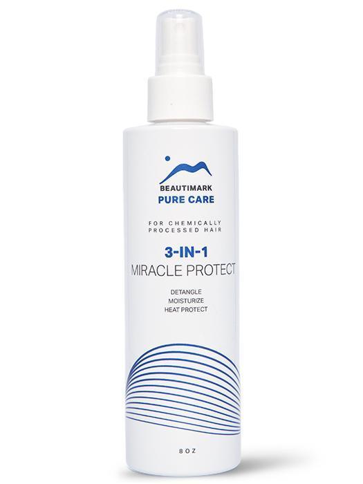 BeautiMark 3 - in - 1 Miracle Protect Spray – Heat Protection, Detangler & Skin Moisturizer for Human Hair Wigs & Color - Treated Hair - Image Maker Wigs Online