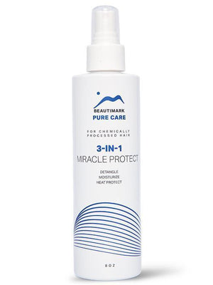 BeautiMark 3 - in - 1 Miracle Protect Spray – Heat Protection, Detangler & Skin Moisturizer for Human Hair Wigs & Color - Treated Hair - Image Maker Wigs Online