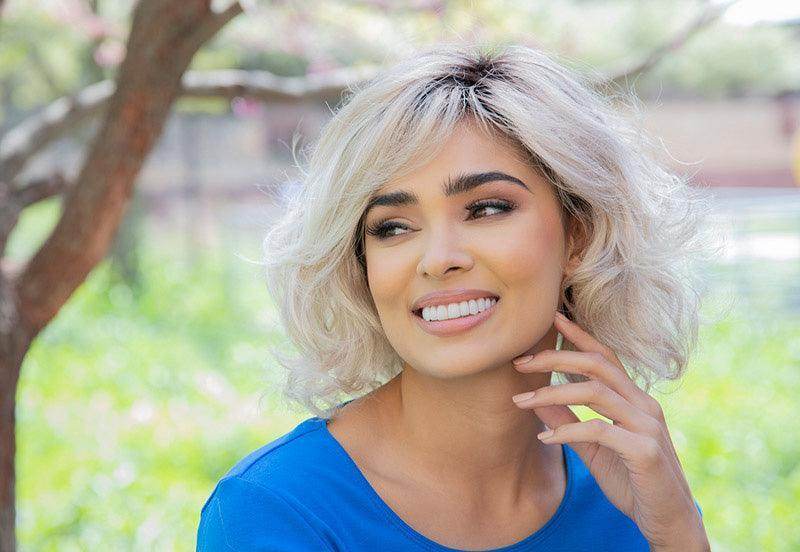 Bianca Wig – Synthetic Ready - to - Wear Bob with Open Top Envy - Image Maker Wigs Online