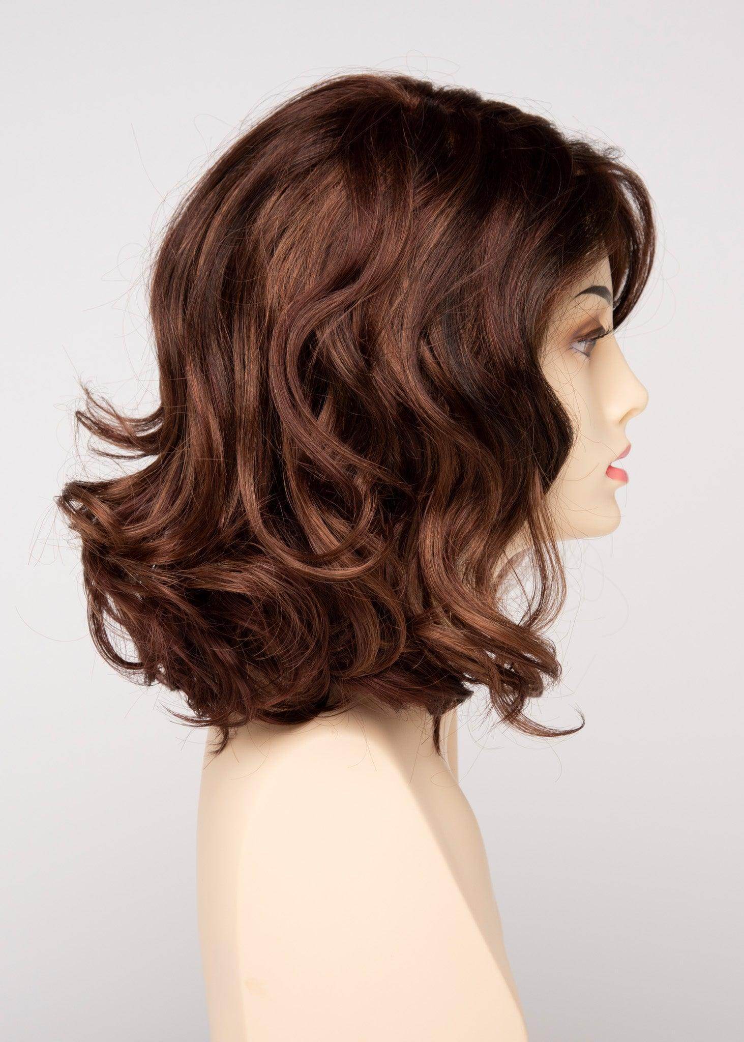 Brittaney | Mono Crown Lace Front Wig | Envy | Brittaney-Cinnamon Raisin | Envy Wig | Image Maker Wigs Online