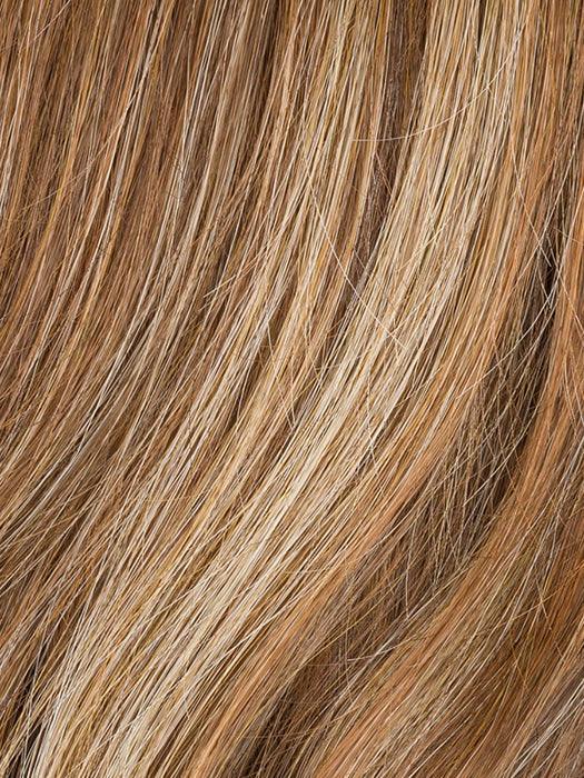 DIVA by ELLEN WILLE in TOBACCO ROOTED 12.26.27 | Lightest Brown, Light Golden Blonde, and Dark Strawberry Blonde blend with Dark Shaded Roots