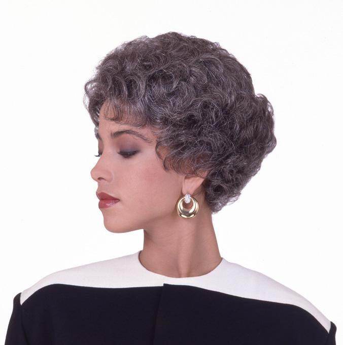Elle | Kanekalon Fiber Wig | Synthetic | Curly | Wavy | Hand tied | Look of Love - Image Maker Wigs Online