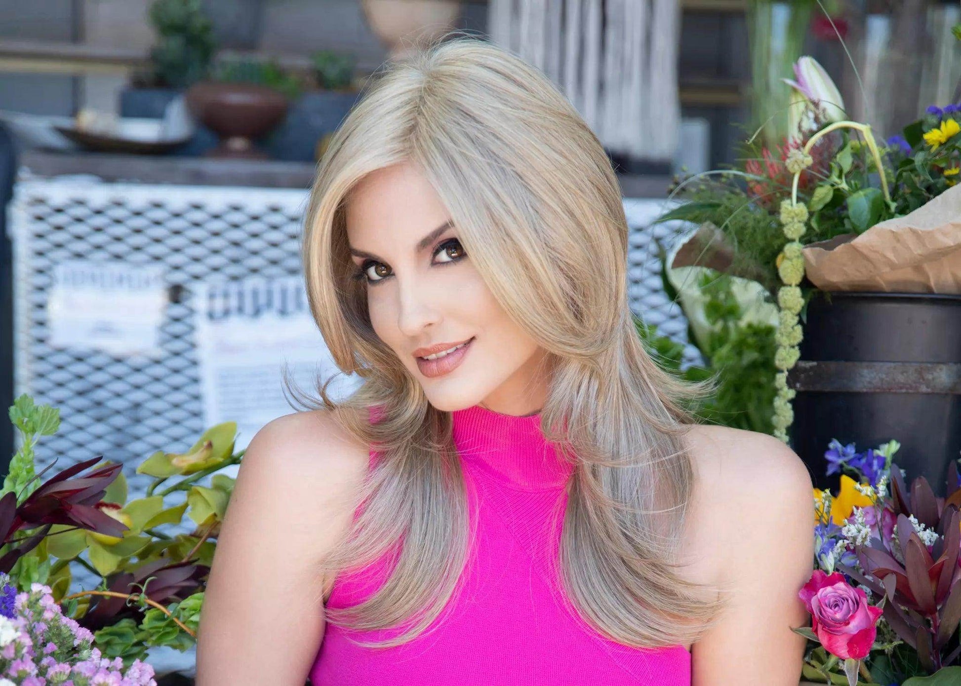 Erica | EnvyHair | Human Synthetic Blended | Lace Front | Long Wig | Envy | Alan Eaton - Image Maker Wigs Online