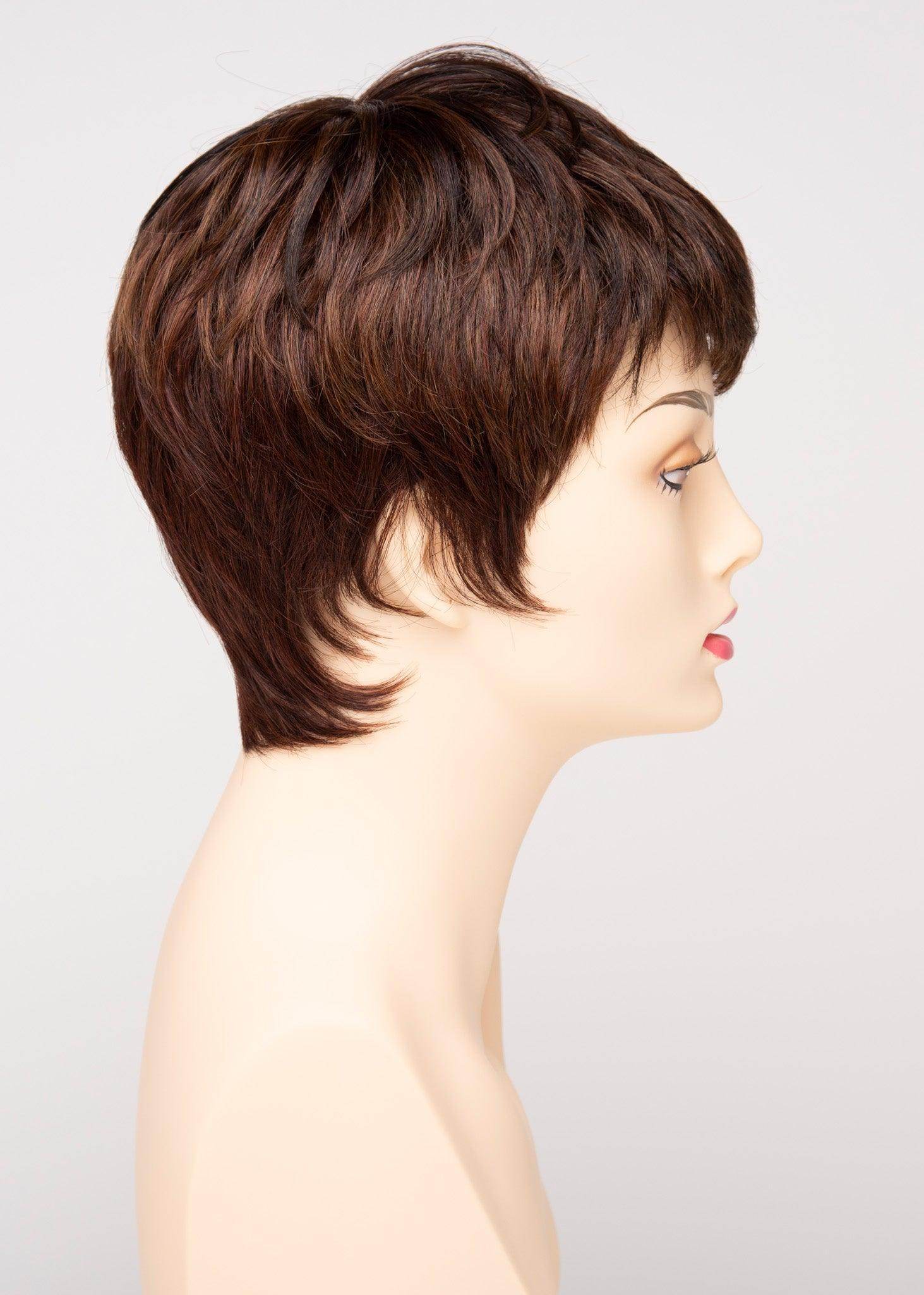FIONA - EnvyHair Monofilament Top Crown Lace Front Wig Pixi Cut - Image Maker Wigs Online