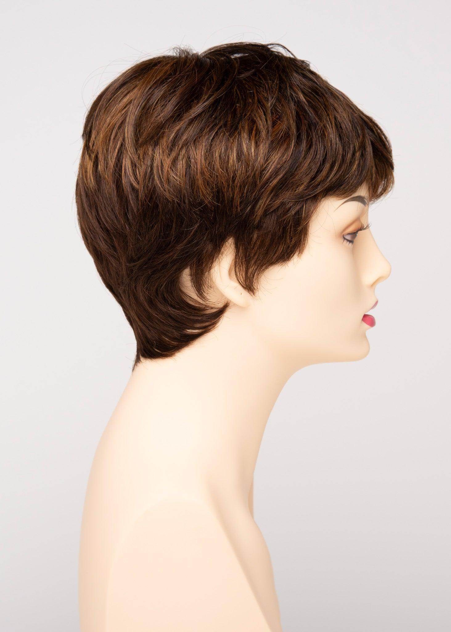 FIONA - EnvyHair Monofilament Top Crown Lace Front Wig Pixi Cut - Image Maker Wigs Online