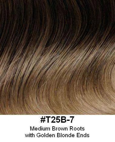 Glamorous Lengths 18"–21" Barrette Clip Hair Extension | Pre - Curled Synthetic | Look of Love 322 - Image Maker Wigs Online