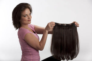 Human hair temple - temple wrap - a - round Hair Addition Hair Extension Look of Love - Image Maker Wigs Online