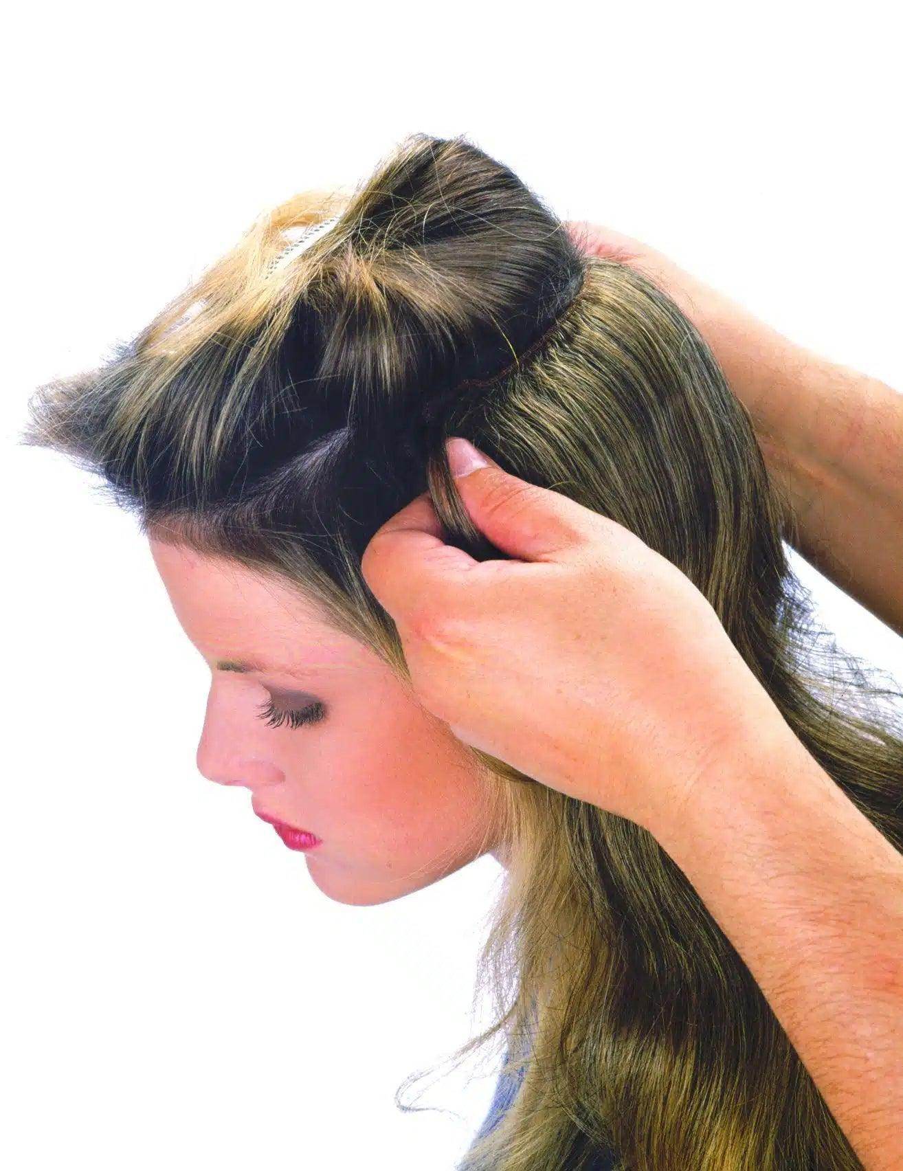 Integration Hair Extension Addition Filler Piece 6.5 x 18 - Image Maker Wigs Online