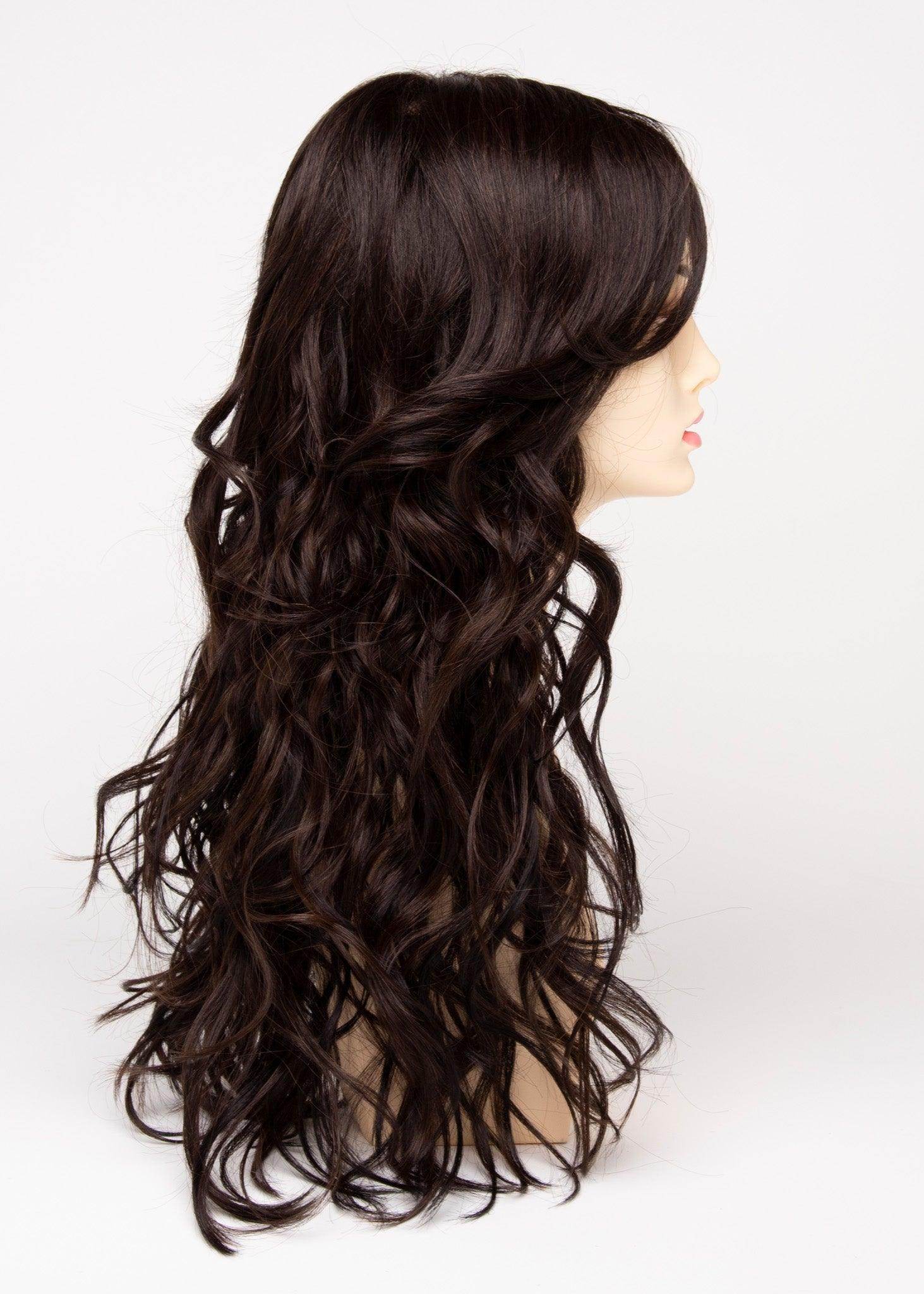 Krista - EnvyHair Human Hair Synthetic Blend Mono Top Wig by Envy - Image Maker Wigs Online