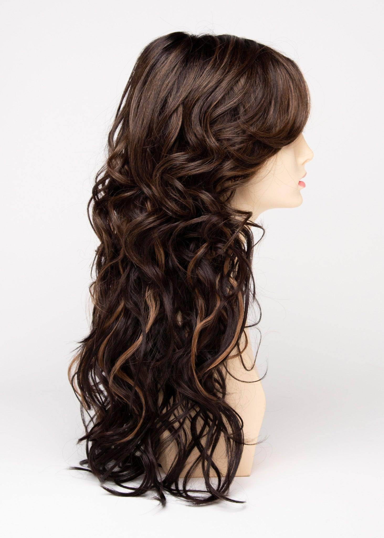 Krista - EnvyHair Human Hair Synthetic Blend Mono Top Wig by Envy - Image Maker Wigs Online
