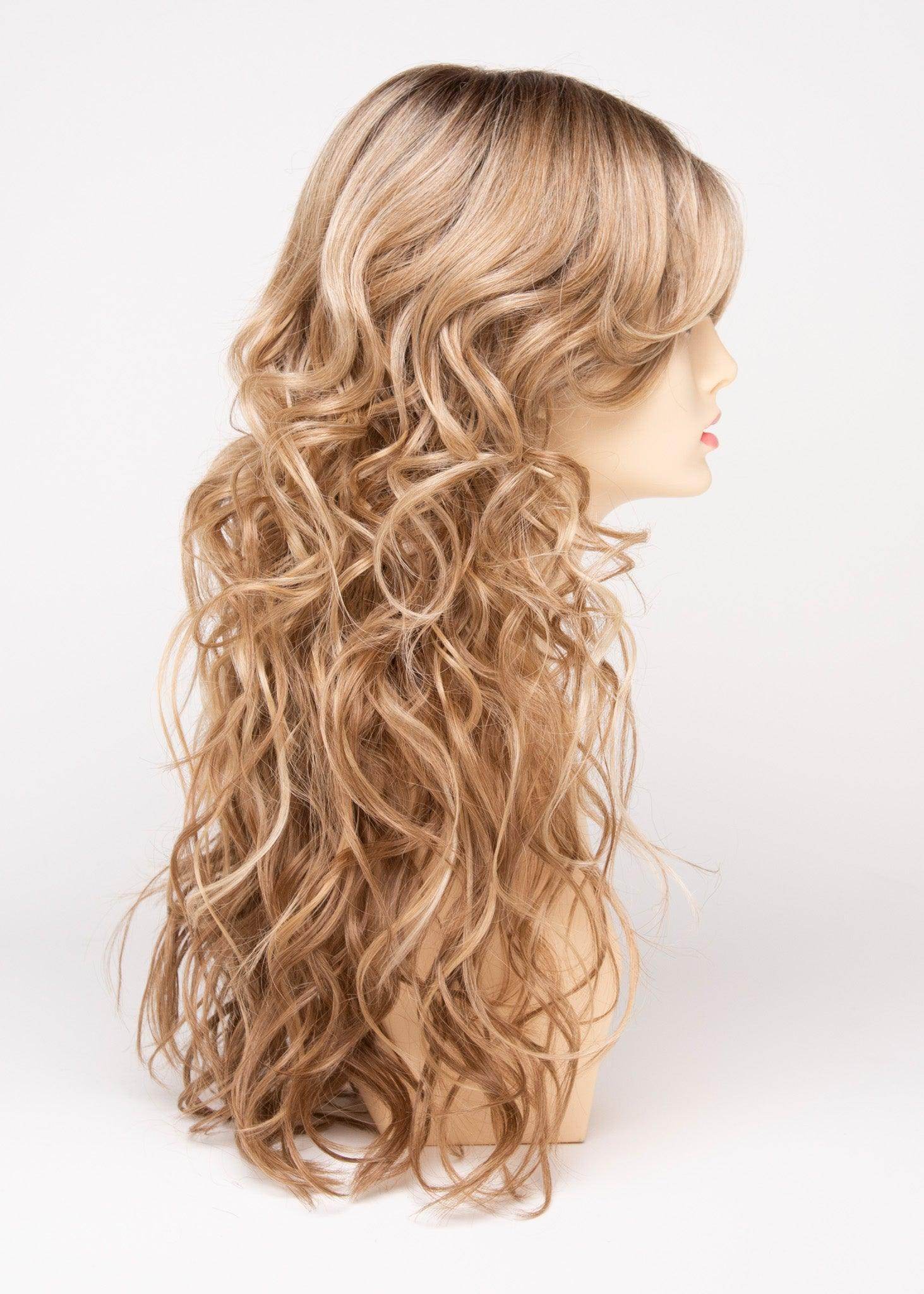 Krista - EnvyHair Human Hair Synthetic Blend Mono Top Wig by Envy - Image Maker Wigs Online