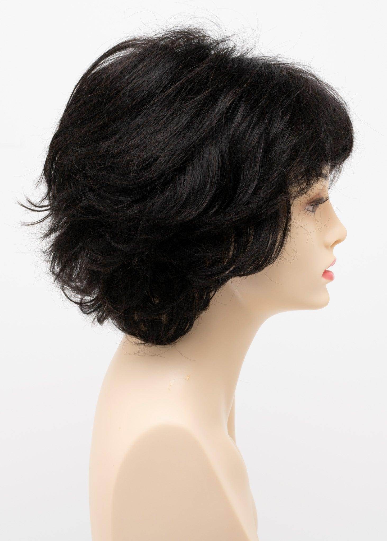 Kylie - EnvyHair Human Hair Synthetic Blend Mono Top Wig by Envy - Image Maker Wigs Online