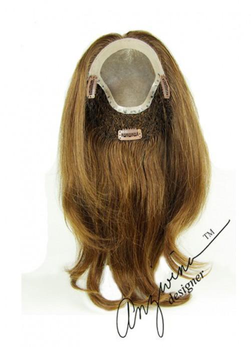 Long Human Hair Topper 6"x5" base 12" length | Look of Love - Image Maker Wigs Online