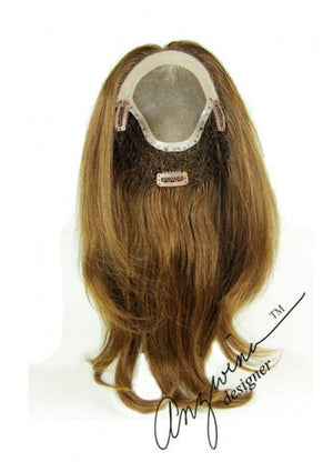 Long Human Hair Topper 6"x5" base 12" length | Look of Love - Image Maker Wigs Online