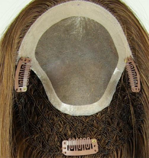 Long Human Hair Topper 6"x5" base 12" length | Look of Love - Image Maker Wigs Online