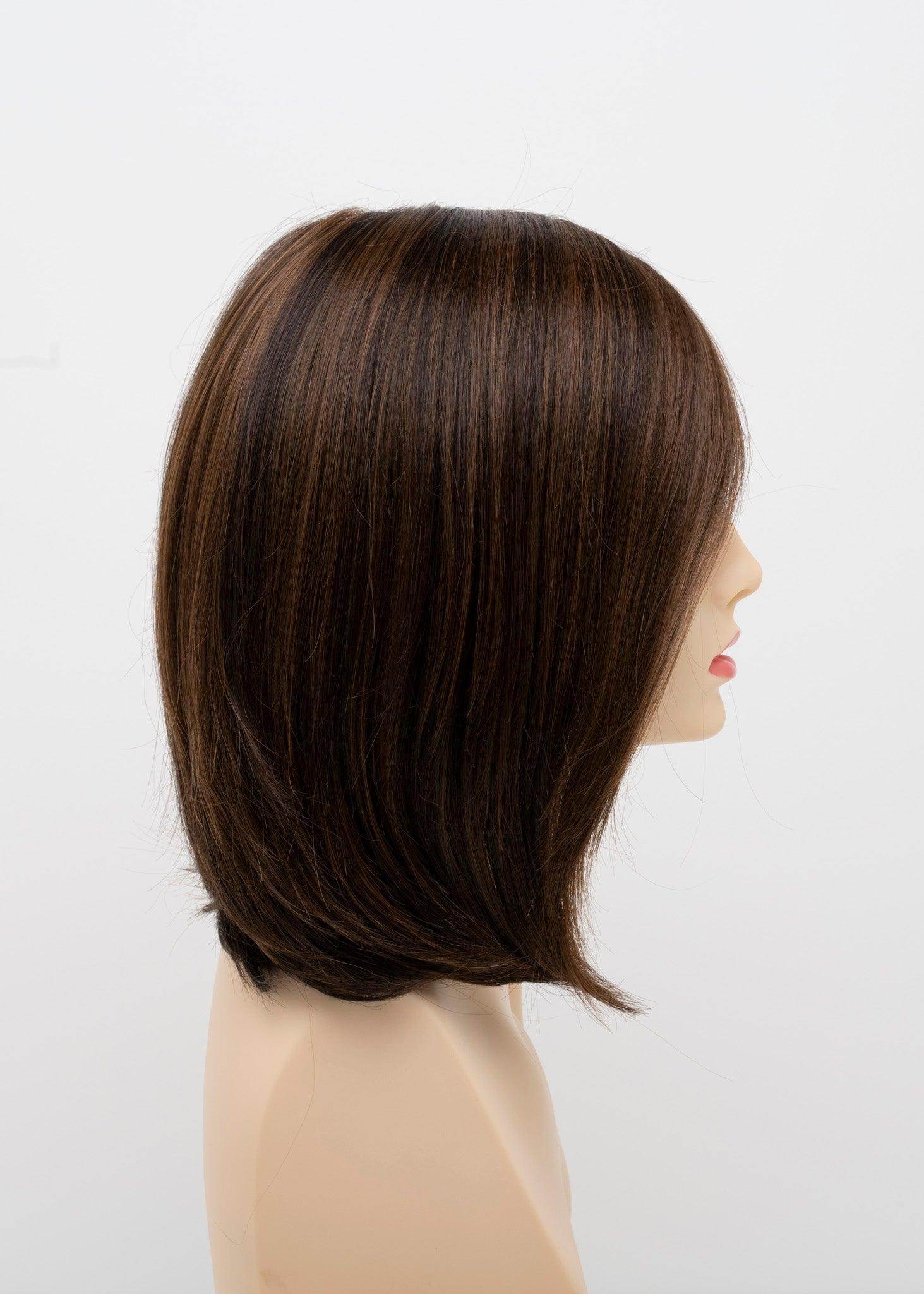 Lynsey - EnvyHair Human Hair Synthetic Blended Mono Top Wig by Envy - Image Maker Wigs Online
