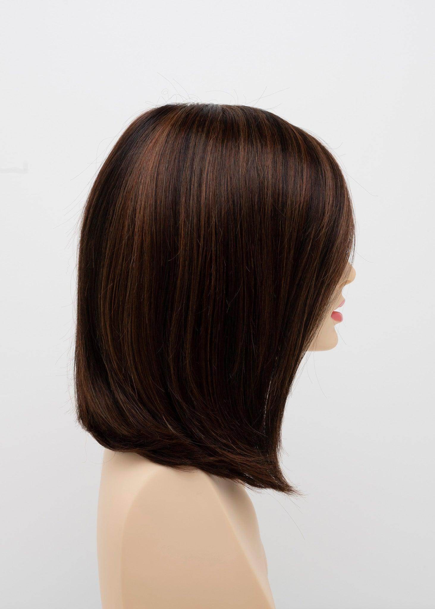 Lynsey - EnvyHair Human Hair Synthetic Blended Mono Top Wig by Envy - Image Maker Wigs Online