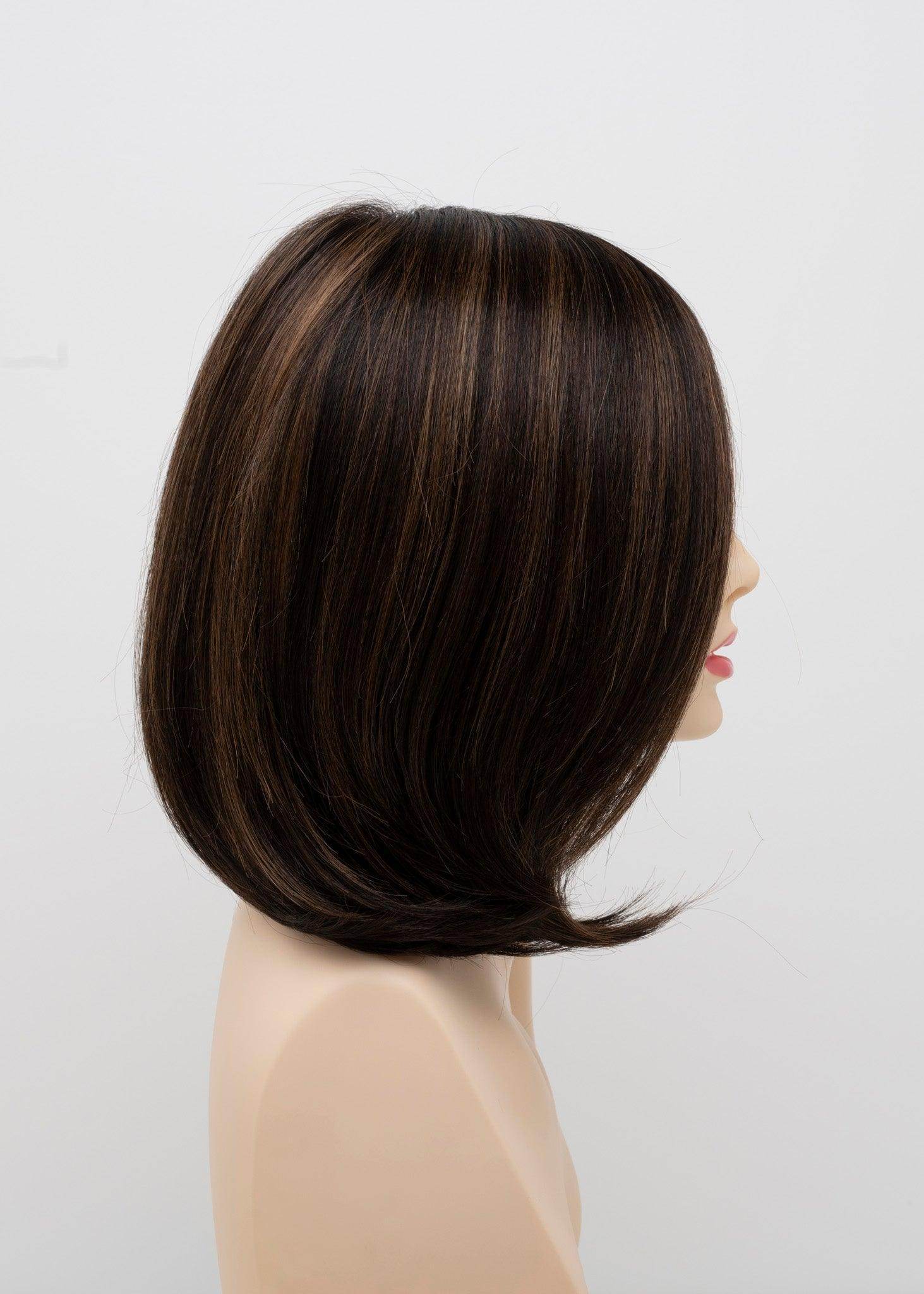 Lynsey - EnvyHair Human Hair Synthetic Blended Mono Top Wig by Envy - Image Maker Wigs Online