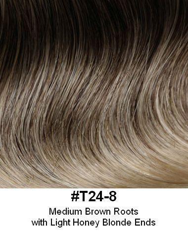 Natural Looking Demi 3/4 Wig Topper 9" Hair 8"x10" Base Look of Love - Image Maker Wigs Online
