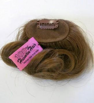 Petite Human Hair Filler Addition Extension Piece 6" x 2.5" x 1.5" Base | Look of Love - Image Maker Wigs Online