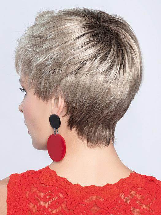 Point Wig by Ellen Wille – Edgy Asymmetrical Cut, Mono Crown, Lightweight Synthetic - Image Maker Wigs Online