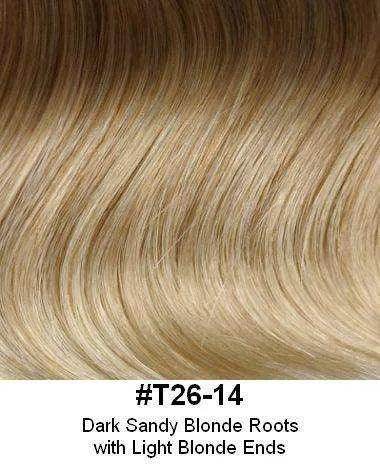 S - Wave Barrette Shag Hair Extension | 21" Layered Synthetic Curls | Look of Love 319 - Image Maker Wigs Online
