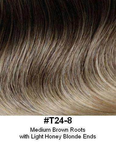 S - Wave Barrette Shag Hair Extension | 21" Layered Synthetic Curls | Look of Love 319 - Image Maker Wigs Online