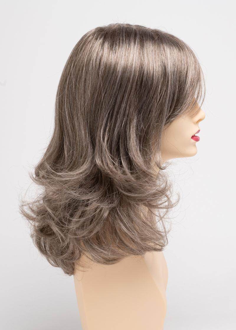 Sonia | Open Top Wig | Shoulder Length | Envy | SONIA-Dark Grey | Envyhair Wig | Image Maker Wigs Online