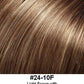 Accordion Chignon | 24-10F Light Brown with Light Honey Blonde Highlights | Look of Love Hair Extension | Image Maker Wigs Online
