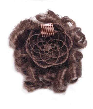 Style 215 - Hair Extension Hair Addition 5" Round base 8" long - Image Maker Wigs Online