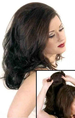 Style 218 - Hair Extension Addition 5"x 4.25" base 9 - 14" long - Image Maker Wigs Online