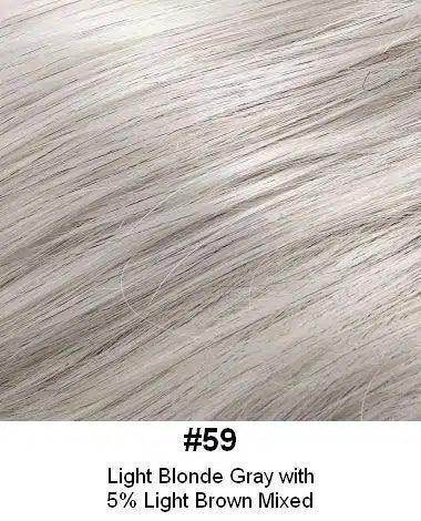 STYLE HBT - XTRA - Extra large topper, can pull some of own hair through base, integration hairpiece made of kanekalon fiber; base 5"X5"&nbsp; Look of Love - Image Maker Wigs Online