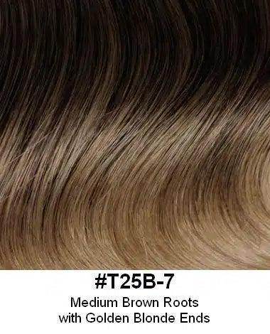 STYLE HBT - XTRA - Extra large topper, can pull some of own hair through base, integration hairpiece made of kanekalon fiber; base 5"X5"&nbsp; Look of Love - Image Maker Wigs Online