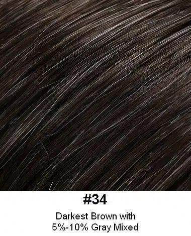 STYLE HBT - XTRA - Extra large topper, can pull some of own hair through base, integration hairpiece made of kanekalon fiber; base 5"X5"&nbsp; Look of Love - Image Maker Wigs Online