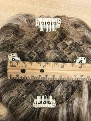 Topper Human Hair 4.5" x 5" base 6" long Addition  237 - H | Look of Love - Image Maker Wigs Online