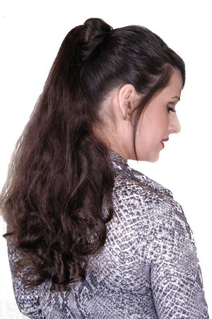 Transform Your Style: 20" Human Hair Switch | Chignon & Braid Hair Addition | Look of Love - Image Maker Wigs Online