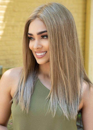 Veronica EnvyHair Human Synthetic Blend Mono Top lace front Wig - Image Maker Wigs Online