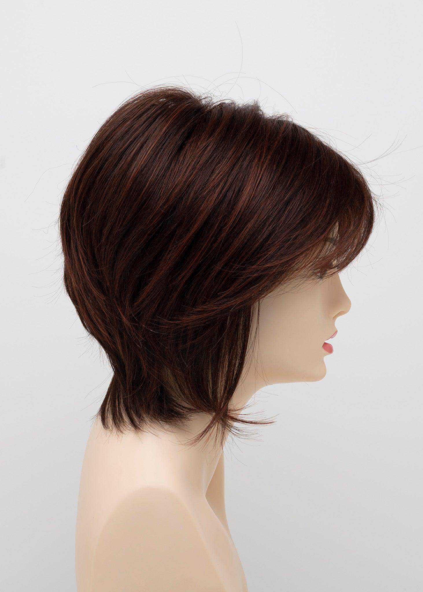 Whitney | Whitney-Dark Red | EnvyHair Blend by Envy | Image Maker Wigs Online