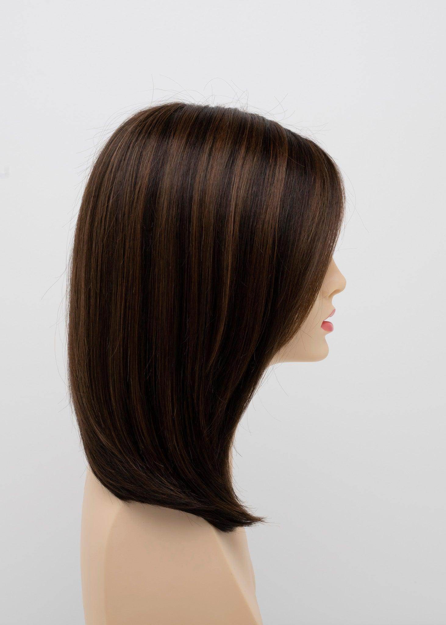 Zoey Human Synthetic Blend Lace Front Mono Top Hand tied Wig - Image Maker Wigs Online