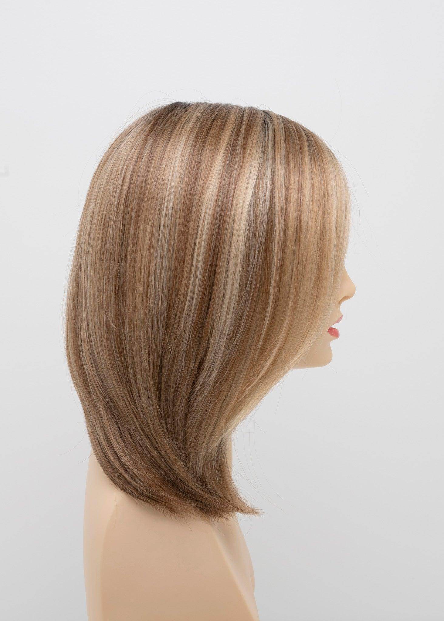 Zoey Human Synthetic Blend Lace Front Mono Top Hand tied Wig - Image Maker Wigs Online
